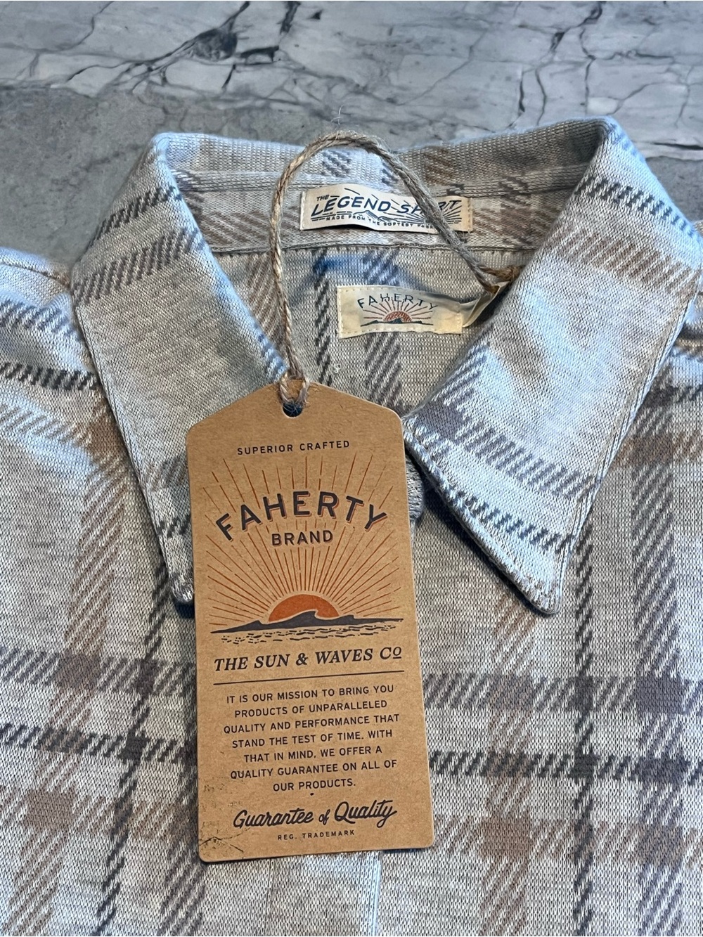 NWT! Faherty Women's Legend Sweater Classic Shirt!